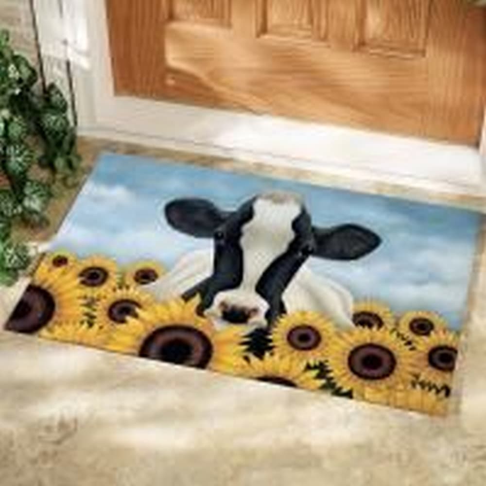 Surrounded by Sunflowers Doormat 2nd Product Detail  Image width="1000" height="1000"