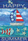 image Happy Summer Outdoor Flag Large   28 x 40 by Wendy Bentley Main Product  Image width=&quot;1000&quot; height=&quot;1000&quot;