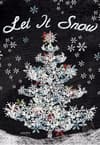 image Let It Snow Outdoor Flag Large   28 x 40 by Gregory Gorham Main Product  Image width="1000" height="1000"