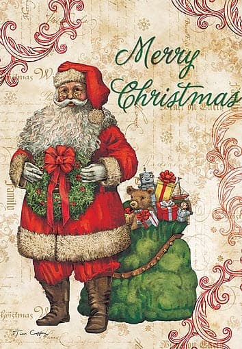 image Merry Christmas Outdoor Flag Large   28 x 40 by Tim Coffey Main Product  Image width=&quot;1000&quot; height=&quot;1000&quot;