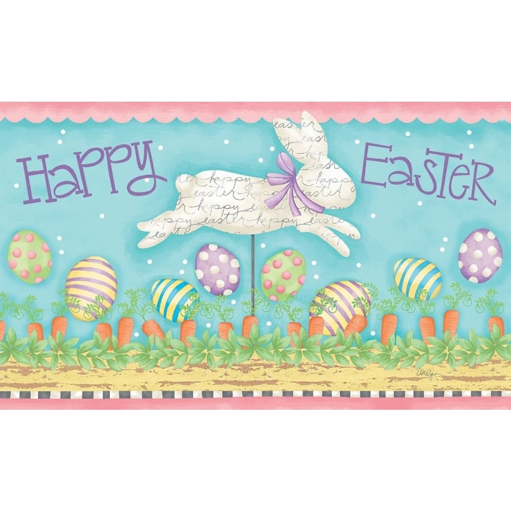 Easter Bunny Doormat by LoriLynn Simms Main Product  Image width=&quot;1000&quot; height=&quot;1000&quot;