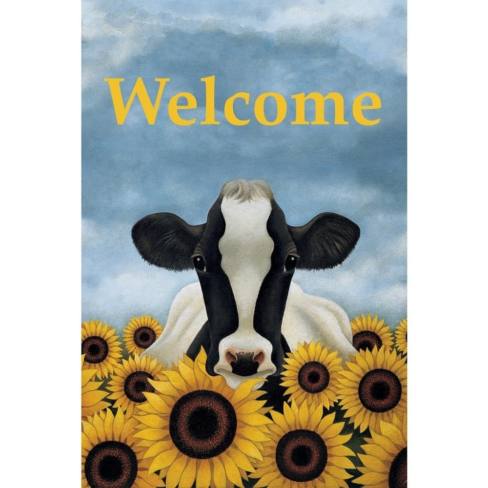 Surrounded By Sunflowers Outdoor Flag Mini   12 x 18 Main Product  Image width="1000" height="1000"