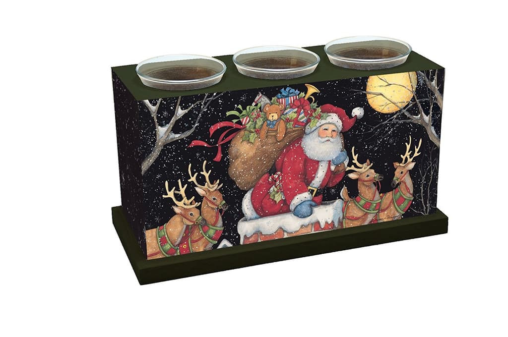Up on the Rooftop Votive Box by Susan Winget Main Product  Image width="1000" height="1000"