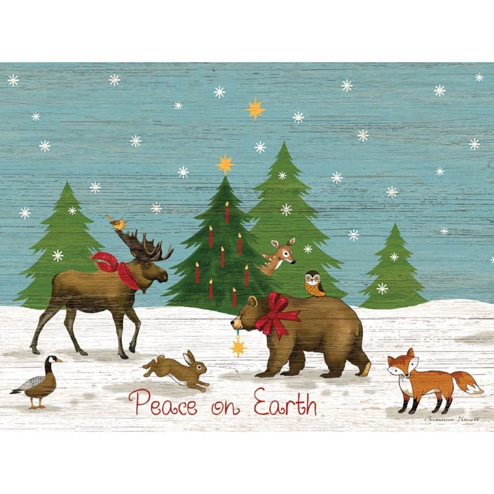image Peace on Earth Classic Christmas Cards by Suzanne Nicoll Main Product  Image width="1000" height="1000"