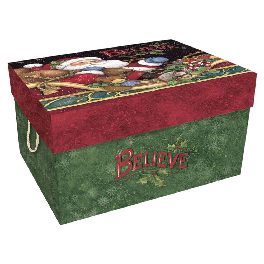 Santa Believe Ornament Box by Susan Winget Main Product  Image width="1000" height="1000"