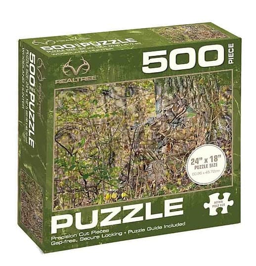 Realtree   Woodland Hunter 500 Piece Puzzle Main Product  Image width="1000" height="1000"