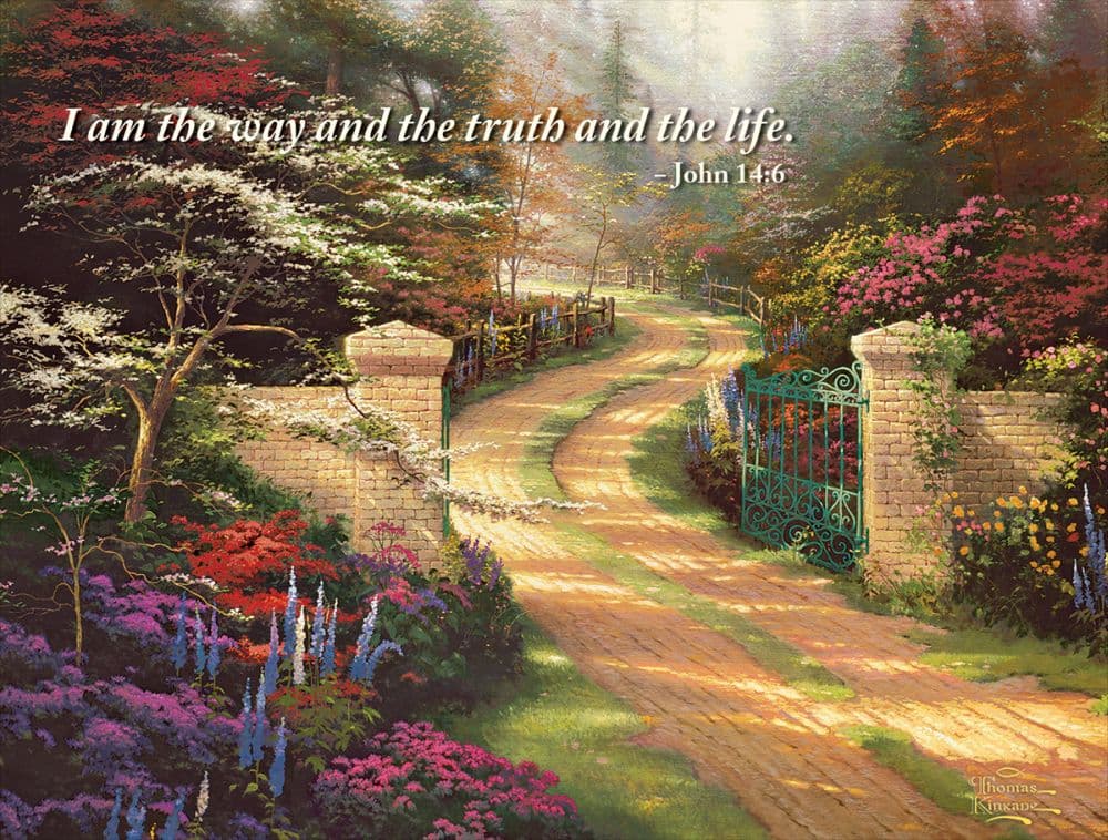 Garden Serenity Christ Note Card Set by Thomas Kinkade Main Product  Image width=&quot;1000&quot; height=&quot;1000&quot;
