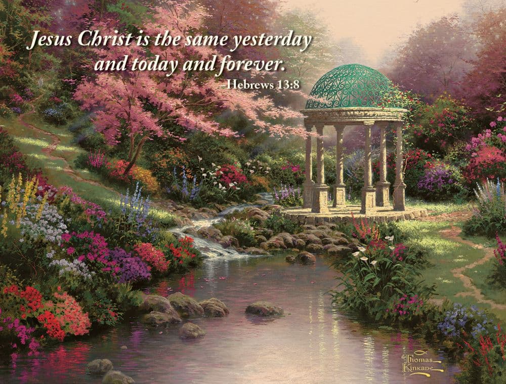 Garden Serenity Christ Note Card Set by Thomas Kinkade 2nd Product Detail  Image width=&quot;1000&quot; height=&quot;1000&quot;