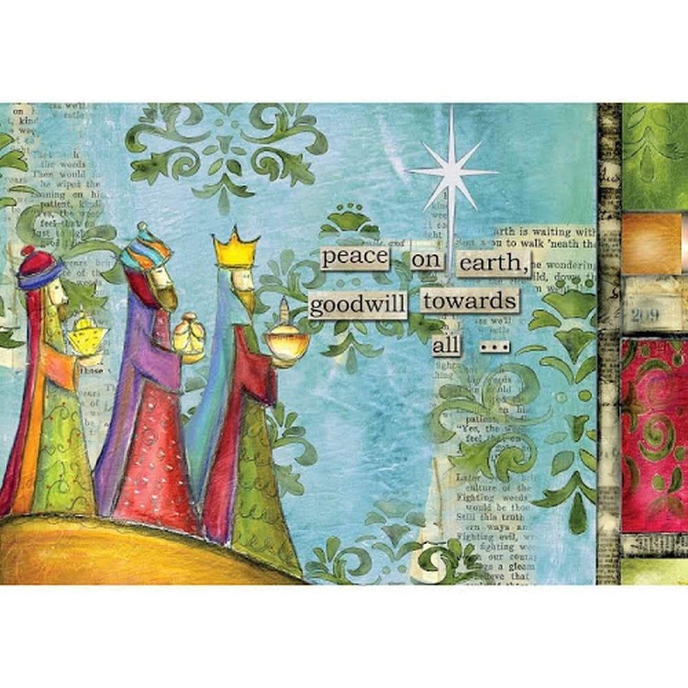 Peace On Earth Artisan 35 In X 5 In Petite Christmas Cards by Lisa Kaus Main Product  Image width=&quot;1000&quot; height=&quot;1000&quot;