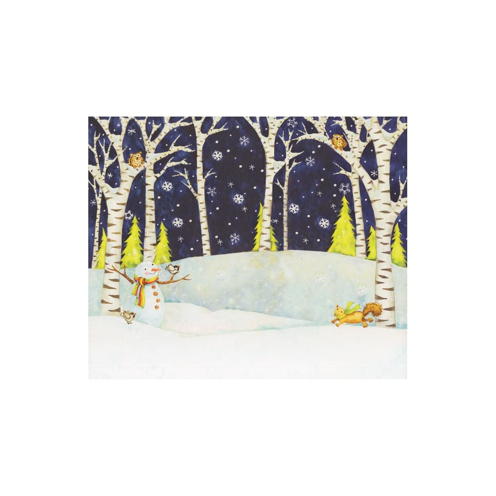 Birch  Snowmen Christmas Cards by Debi Hron 4th Product Detail  Image width="1000" height="1000"