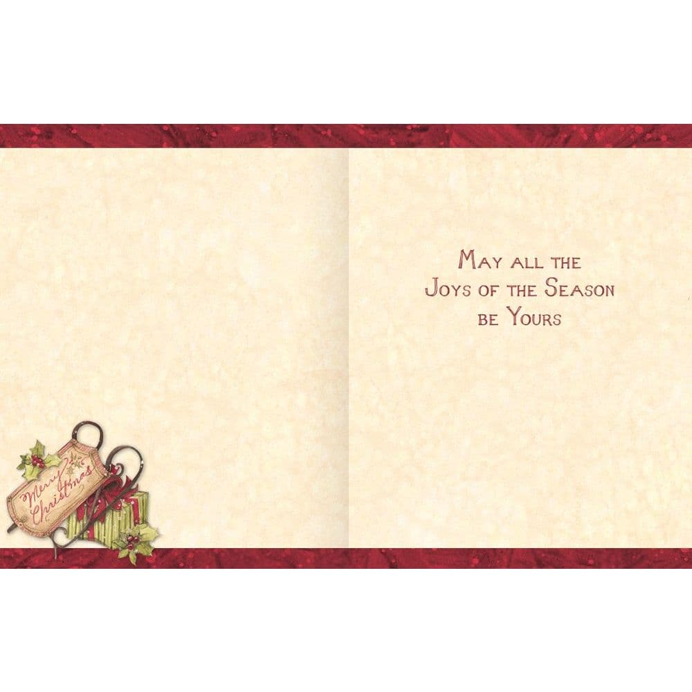 Snowy Night Santa Christmas Cards by Susan Winget 2nd Product Detail  Image width="1000" height="1000"