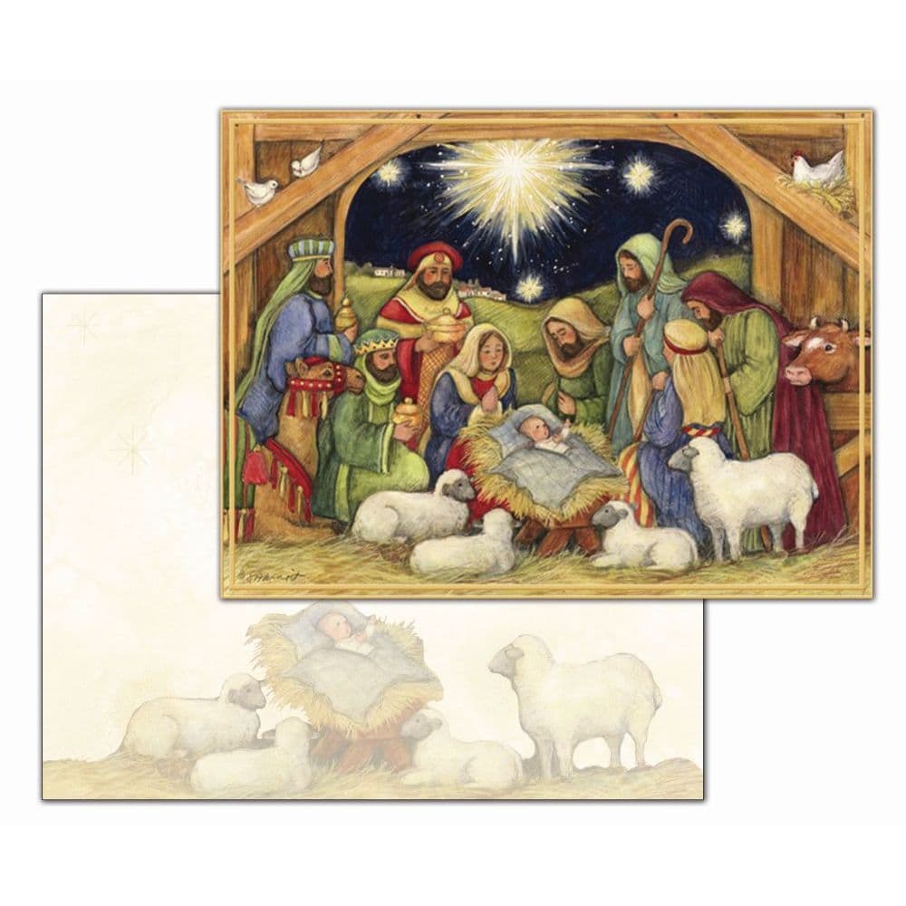 Adore Him Christmas Cards by Susan Winget Main Product  Image width=&quot;1000&quot; height=&quot;1000&quot;