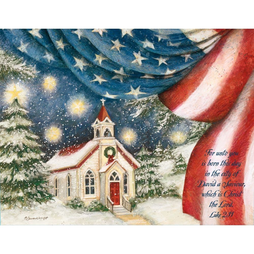 An American Christmas Christmas Cards by Susan Winget Main Product  Image width=&quot;1000&quot; height=&quot;1000&quot;