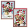 image Candy Cane Snowman  Santa Assorted Boxed Christmas Cards by Susan Winget Main Product  Image width="1000" height="1000"
