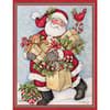image Candy Cane Snowman  Santa Assorted Boxed Christmas Cards by Susan Winget 3rd Product Detail  Image width="1000" height="1000"