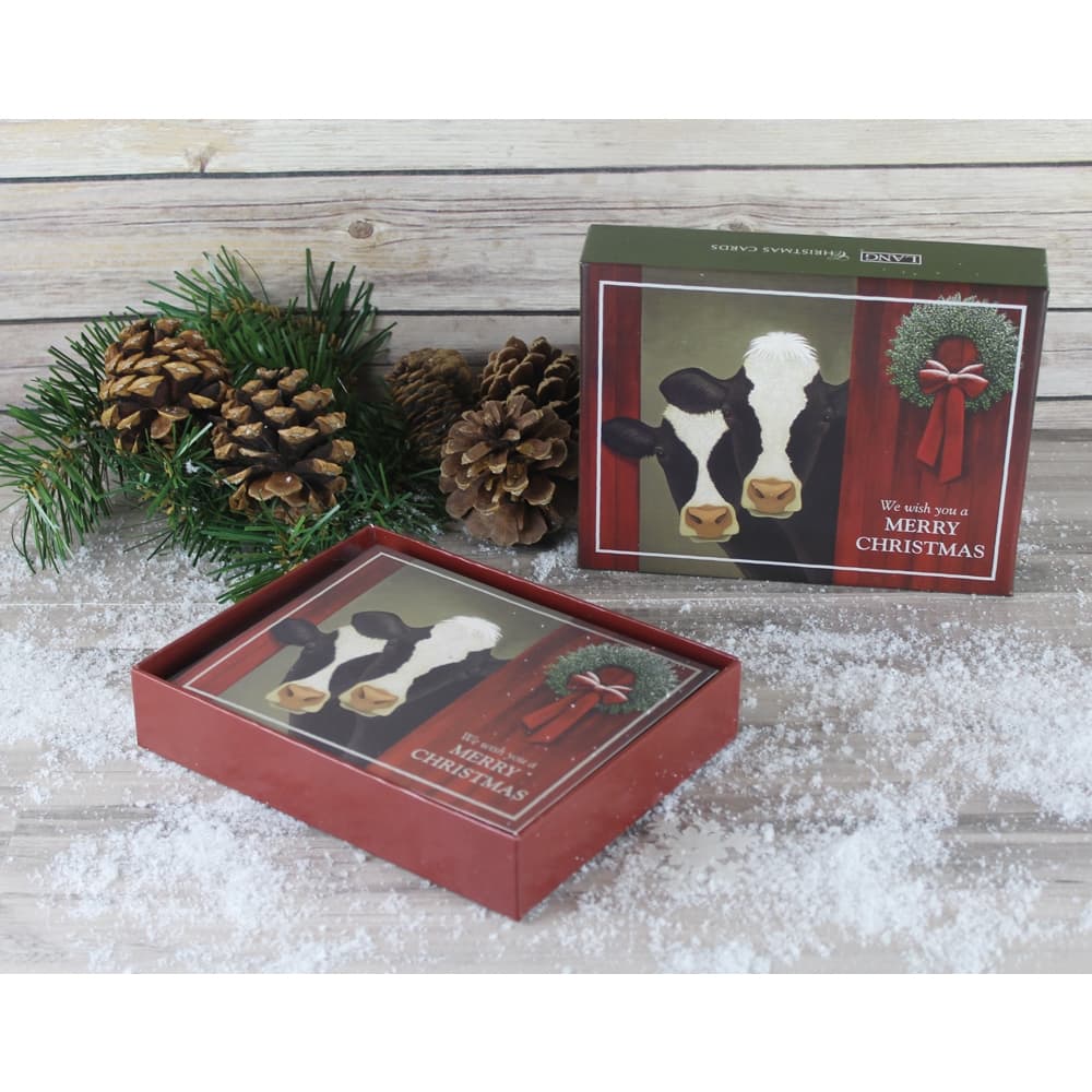 holiday cows boxed christmas card image 4 width="1000" height="1000"