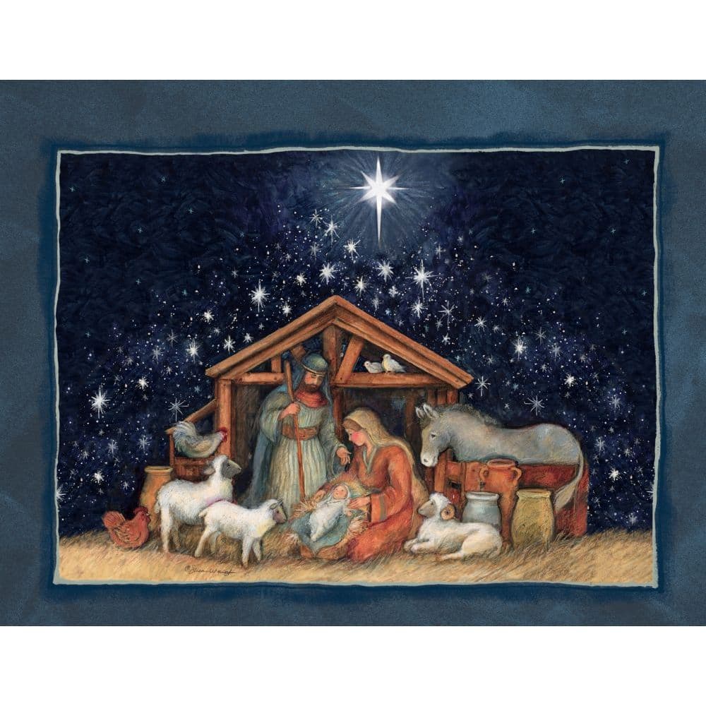 Nativity Assorted 5.375 In X 6.875 In Boxed Christmas Cards by Susan Winget - Calendars.com