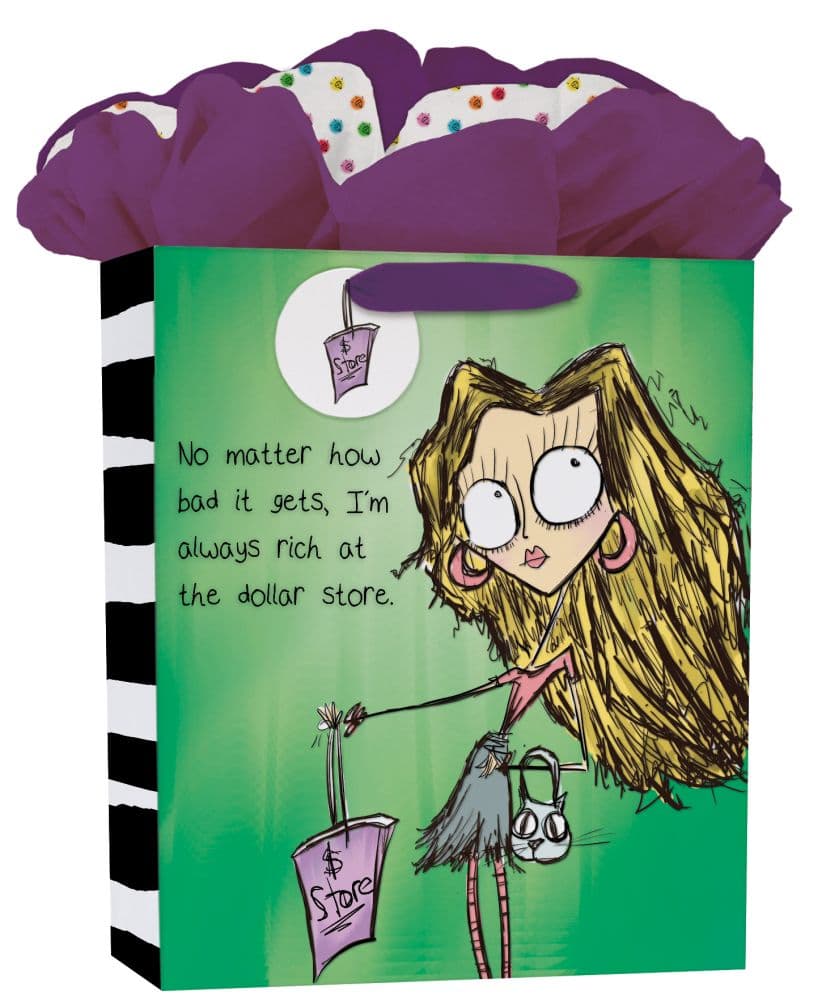 Sketchy Chics Dollar Store Large GoGo Gift Bag Main Product  Image width="1000" height="1000"