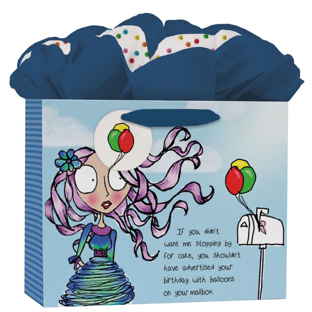 Sketchy Chics Balloons Medium GoGo Gift Bag Main Product  Image width="1000" height="1000"