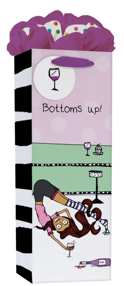 Sketchy Chics Bottoms Up Bottle GoGo Gift Bag Main Product  Image width="1000" height="1000"