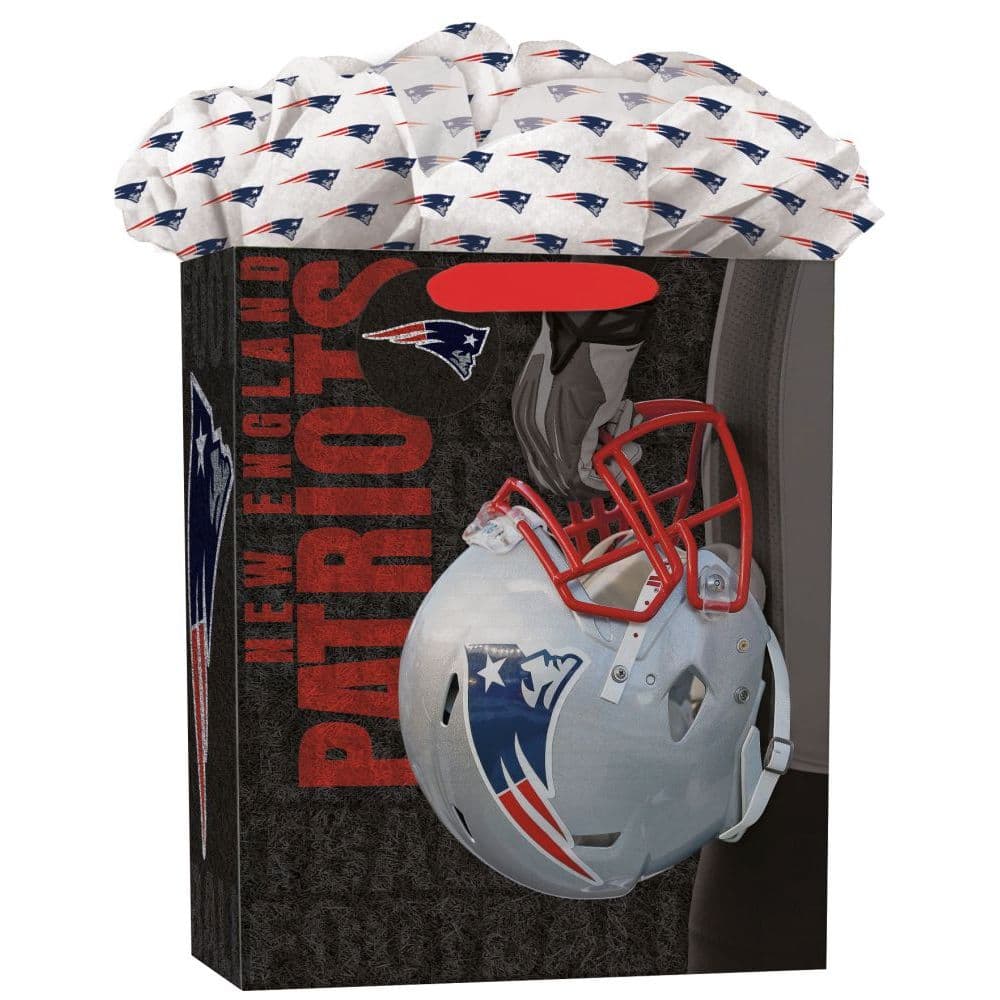 New England Patriots Large Gogo Gift Bag Main Product  Image width=&quot;1000&quot; height=&quot;1000&quot;
