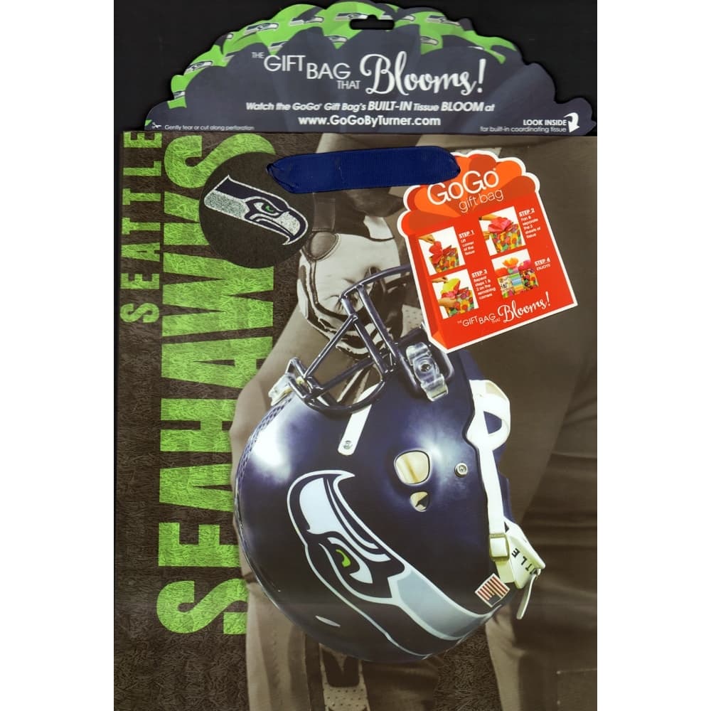 Seattle Seahawks Large Gogo Gift Bag 3rd Product Detail  Image width=&quot;1000&quot; height=&quot;1000&quot;