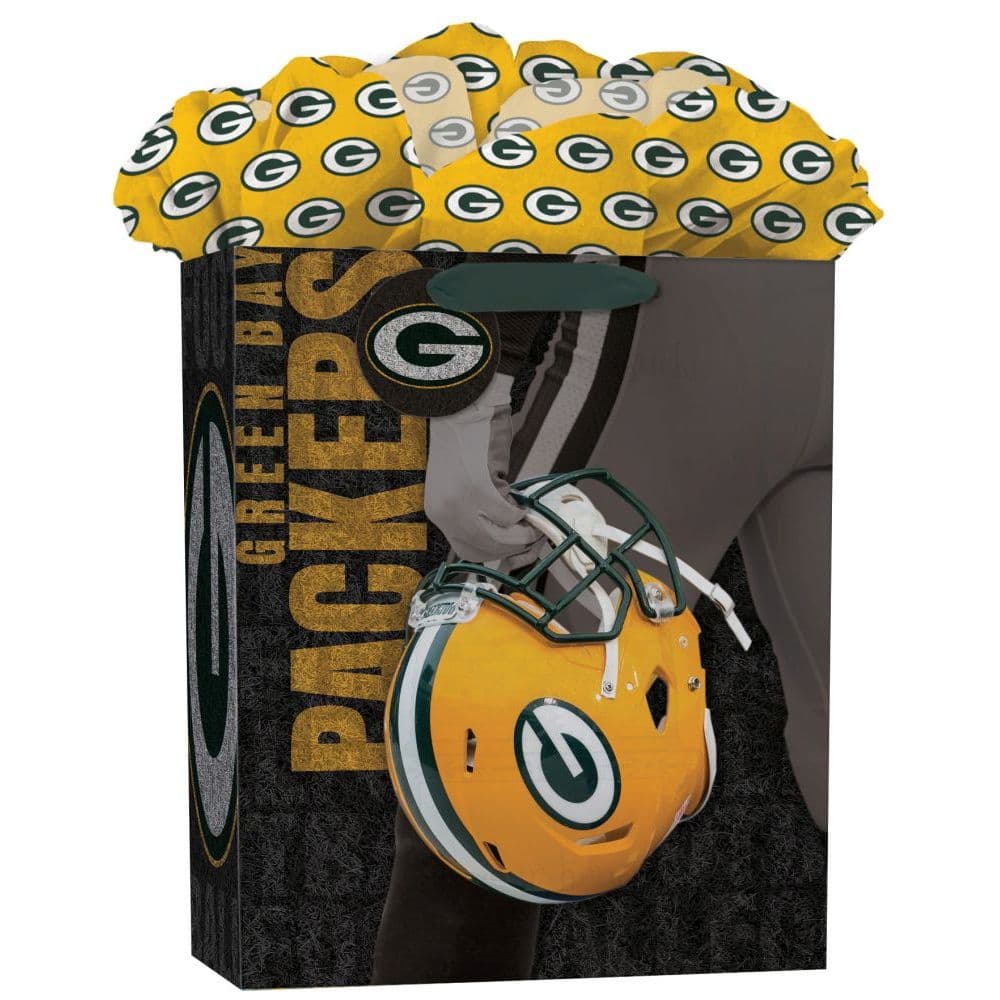 Green Bay Packers Large Gogo Gift Bag Main Product  Image width=&quot;1000&quot; height=&quot;1000&quot;