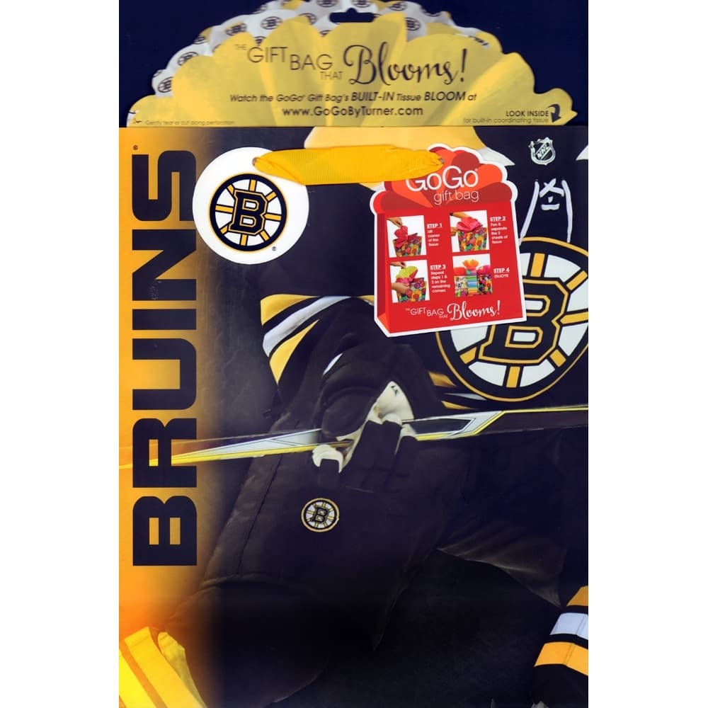 Boston Bruins Large Gogo Gift Bag 3rd Product Detail  Image width=&quot;1000&quot; height=&quot;1000&quot;
