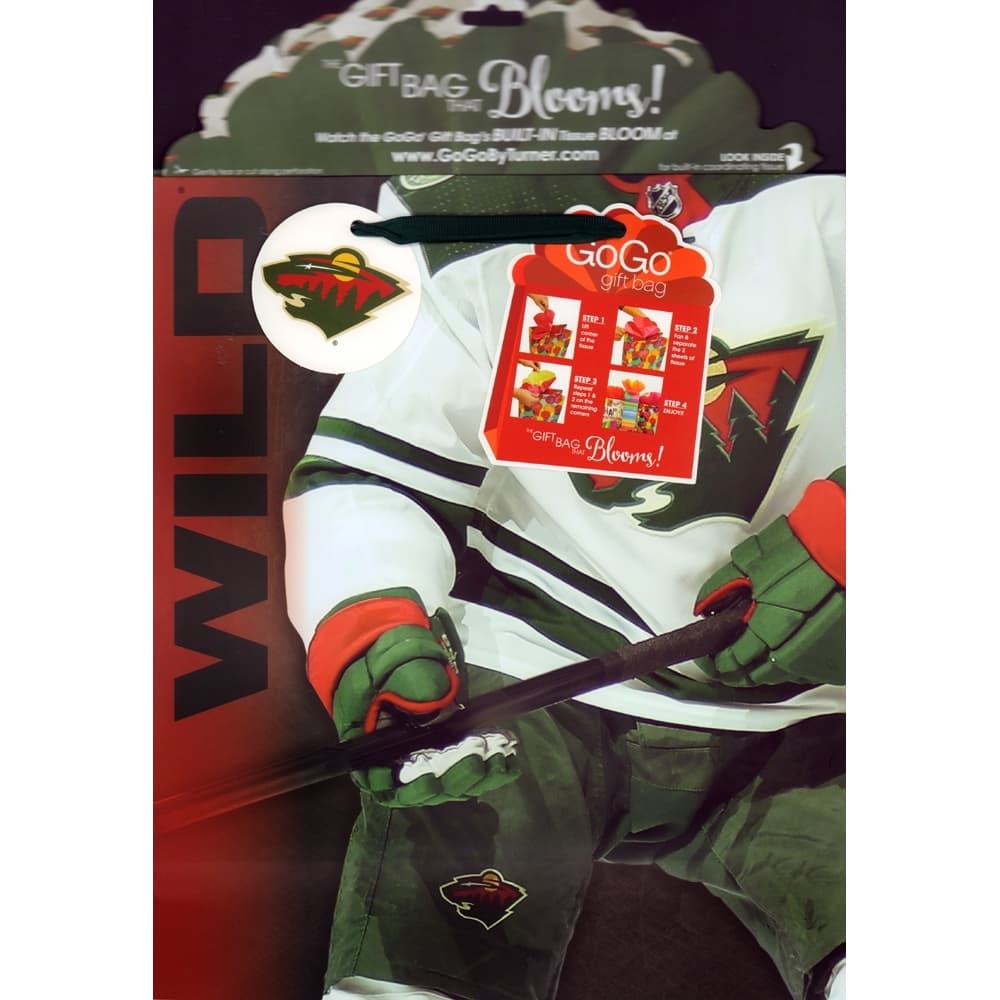 Minnesota Wild Large Gogo Gift Bag 3rd Product Detail  Image width="1000" height="1000"