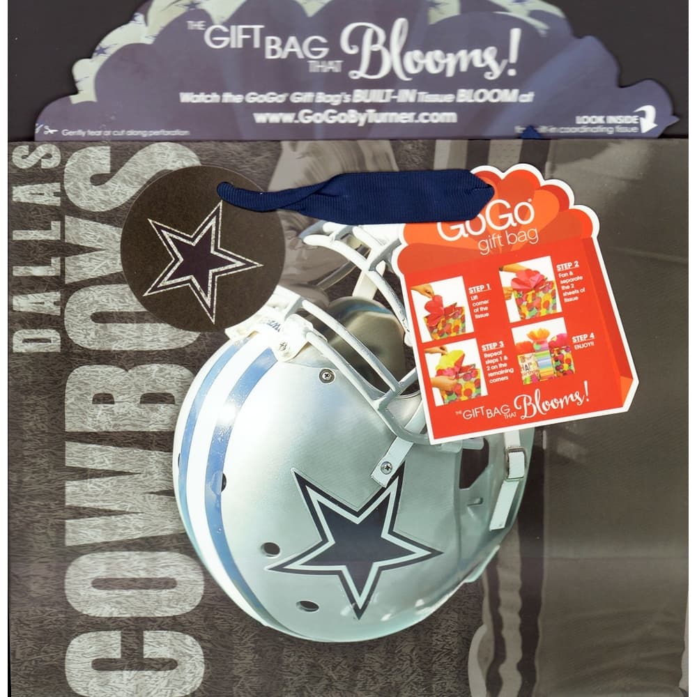 Dallas Cowboys Medium Gogo Gift Bag 3rd Product Detail  Image width=&quot;1000&quot; height=&quot;1000&quot;