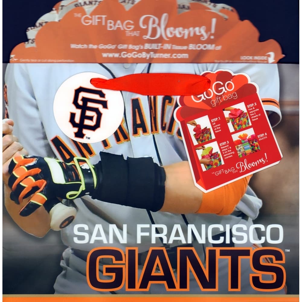 San Francisco Giants (Medium) Gogo Gift Bag, by Lang Companies