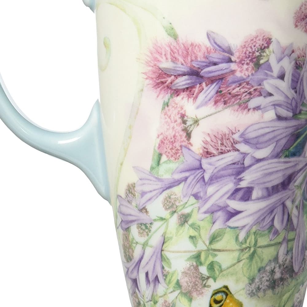 Basket of Flowers Latte Mug by Marjolein Bastin 2nd Product Detail  Image width="1000" height="1000"