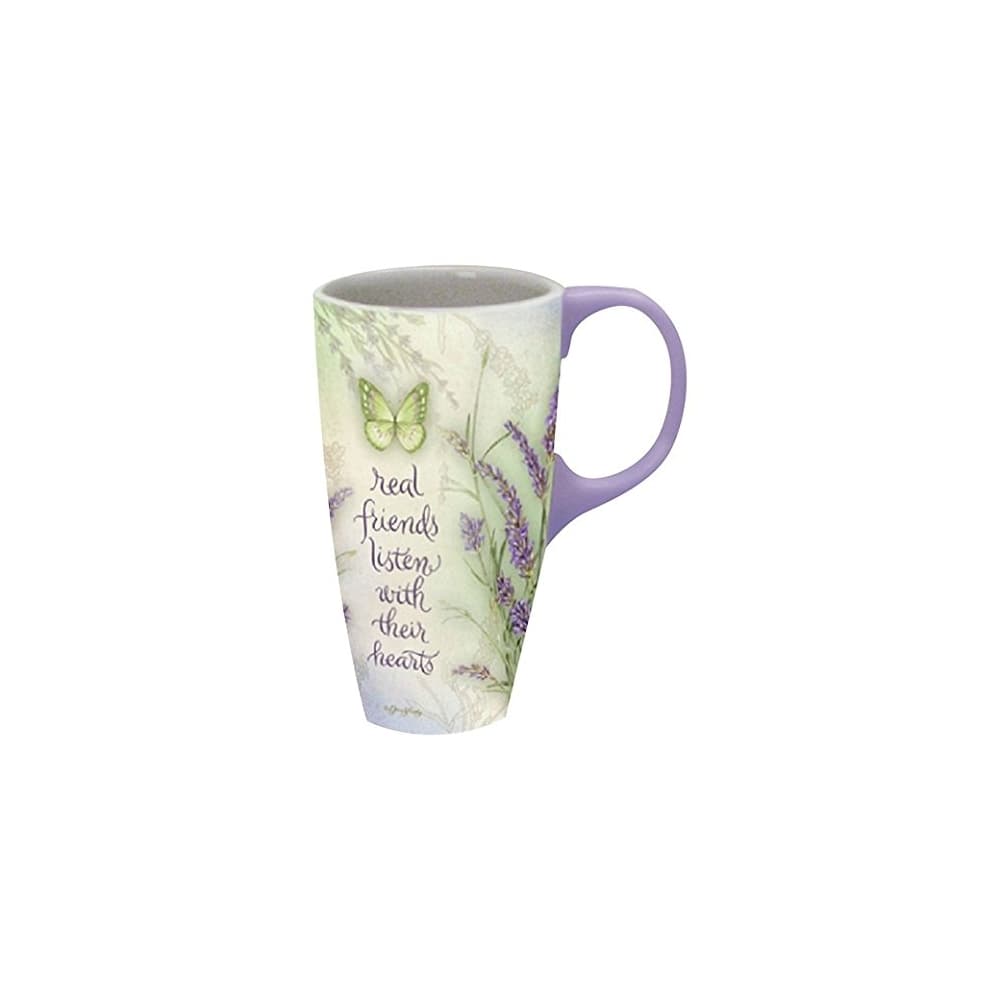 Lavender Latte Mug by Jane Shasky 2nd Product Detail  Image width="1000" height="1000"