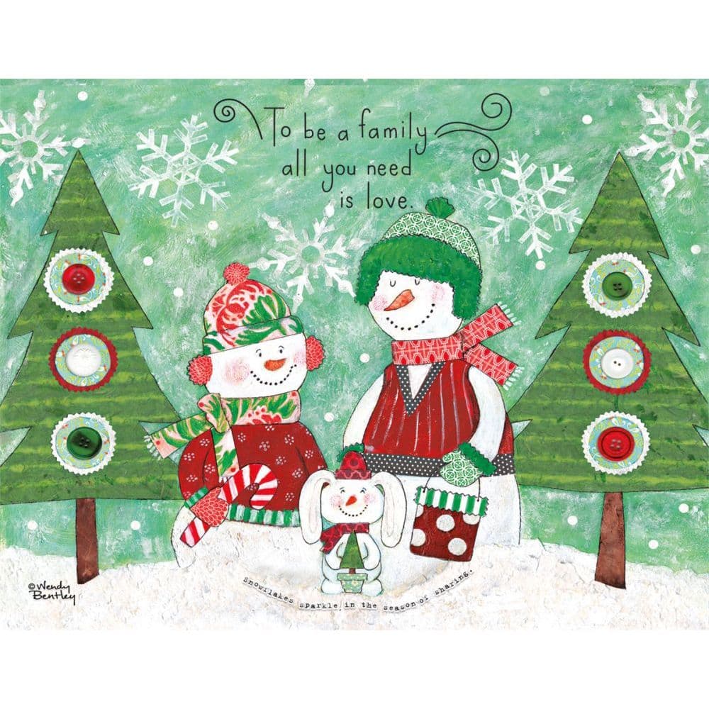 Family Love 5375 In X 6875 In Boxed Christmas Cards by Wendy Bentley Main Product  Image width=&quot;1000&quot; height=&quot;1000&quot;