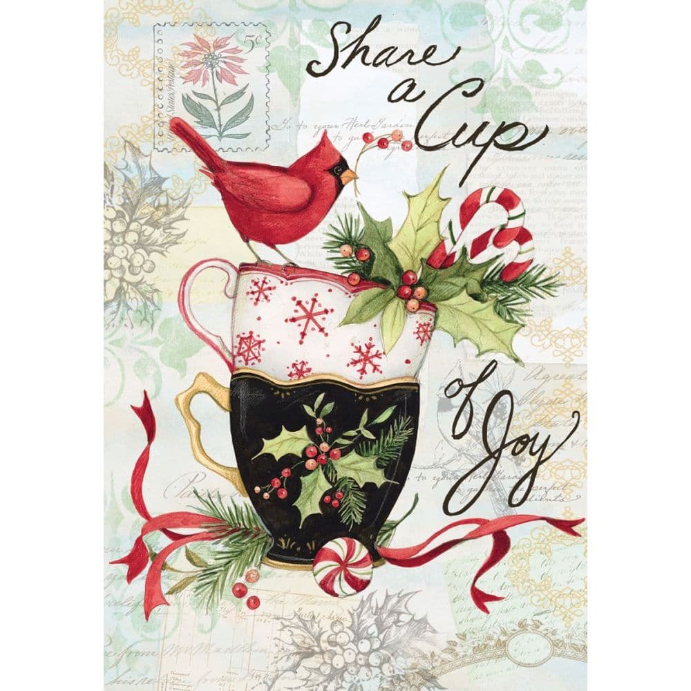 Holiday Tea Petite Christmas Cards by Susan Winget Main Product  Image width="1000" height="1000"