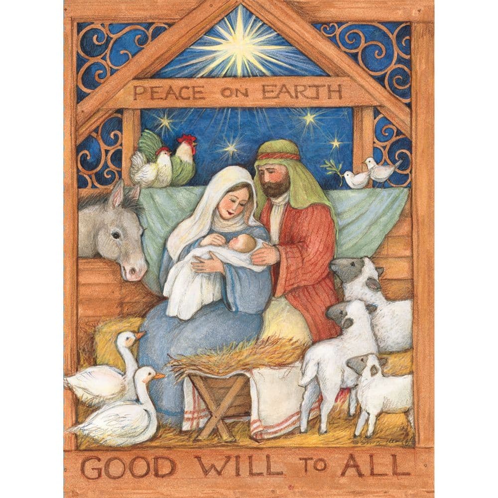 Good Will To All Classic Christmas Cards by Susan Winget Main Product  Image width="1000" height="1000"