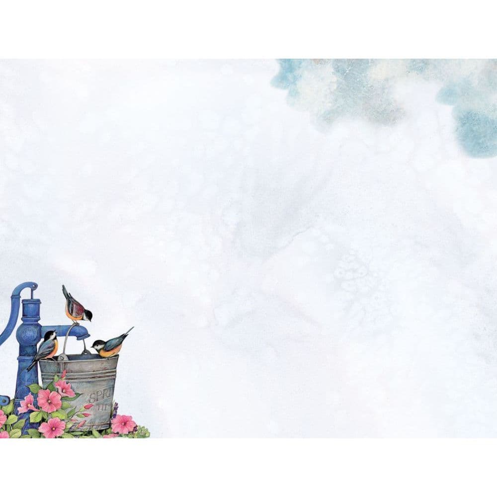 garden fountain boxed note cards image 3 width="1000" height="1000"
