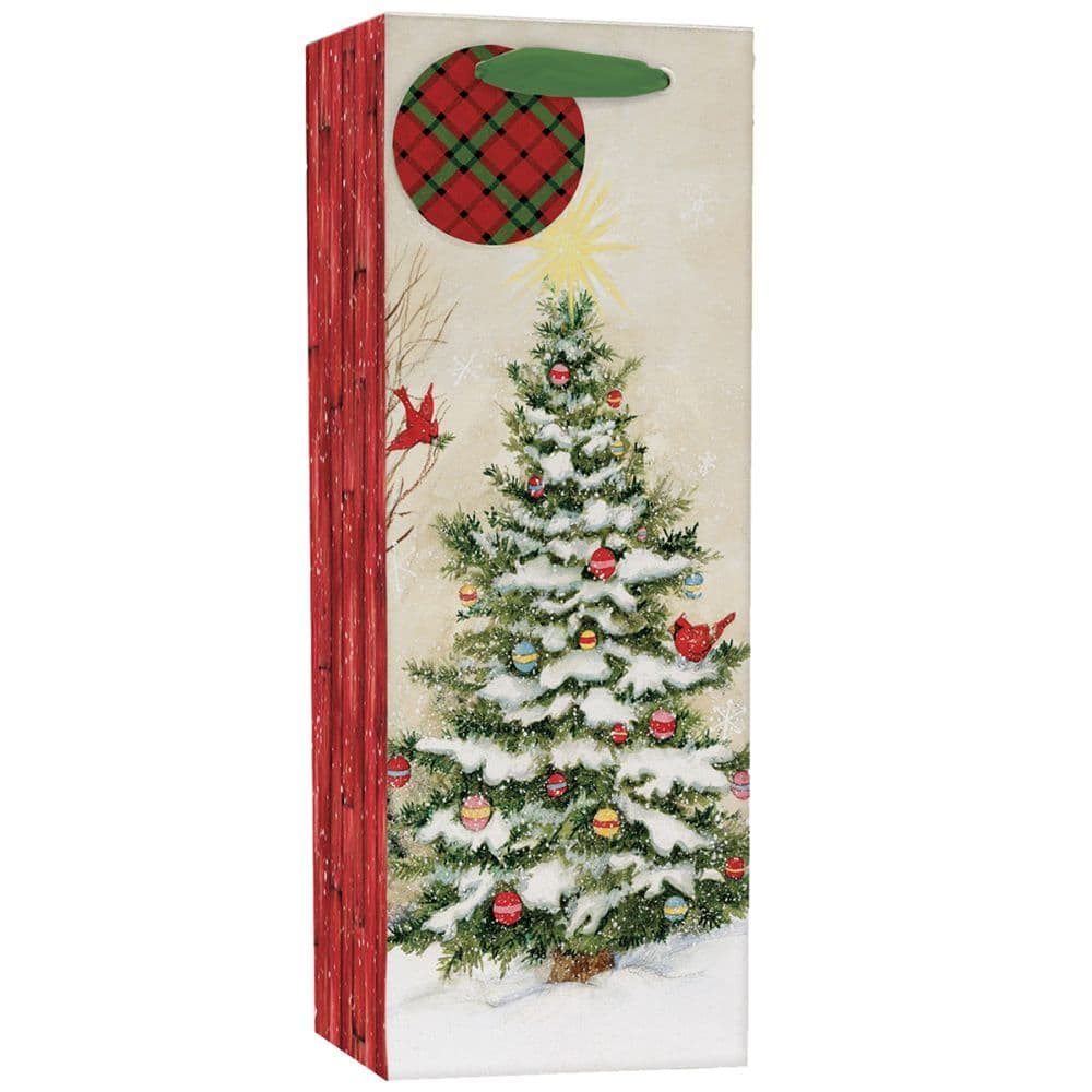 Evergreen Christmas Bottle Gift Bag by Susan Winget 2nd Product Detail  Image width="1000" height="1000"