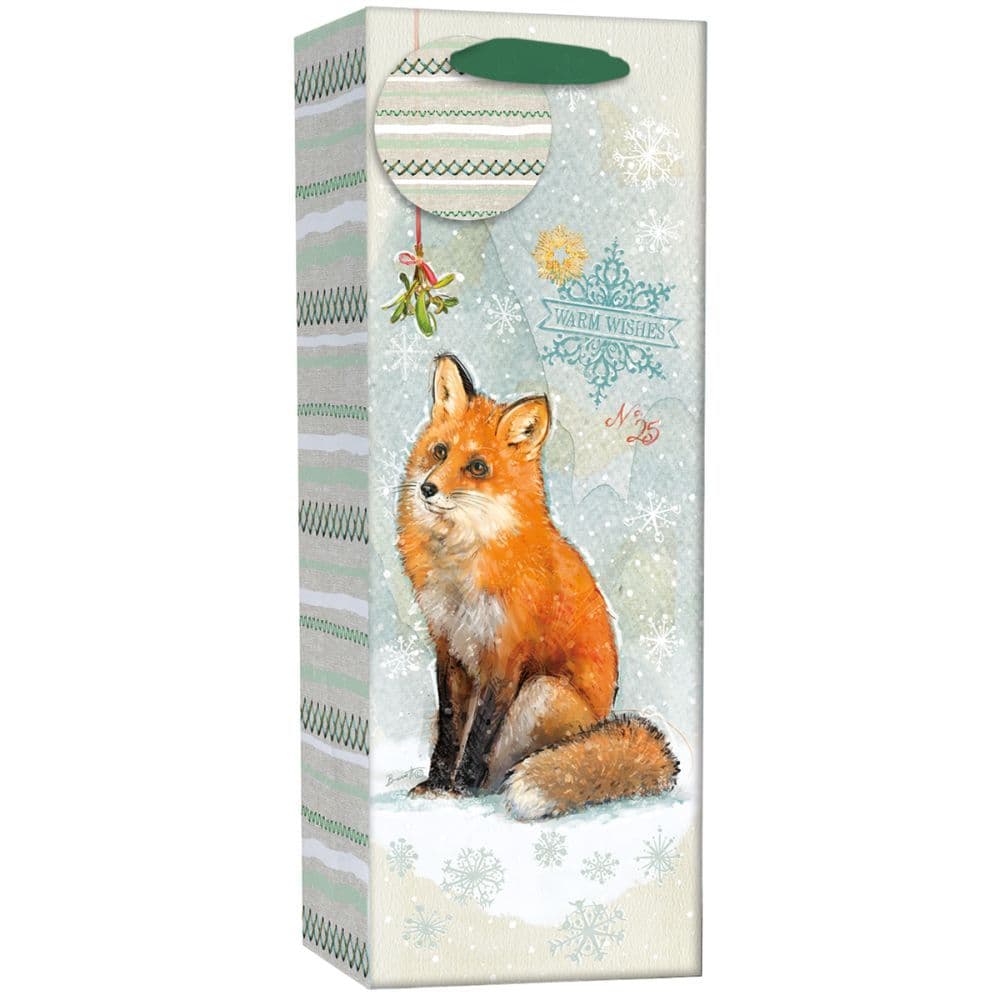 Woodland Christmas Bottle Gift Bag by Chad Barrett 2nd Product Detail  Image width="1000" height="1000"