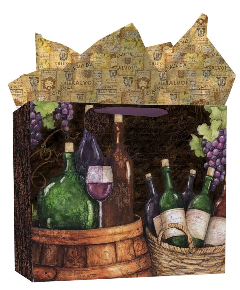 Wine Country Jumbo Gift Bag by Susan Winget -  LANG, 739744188742