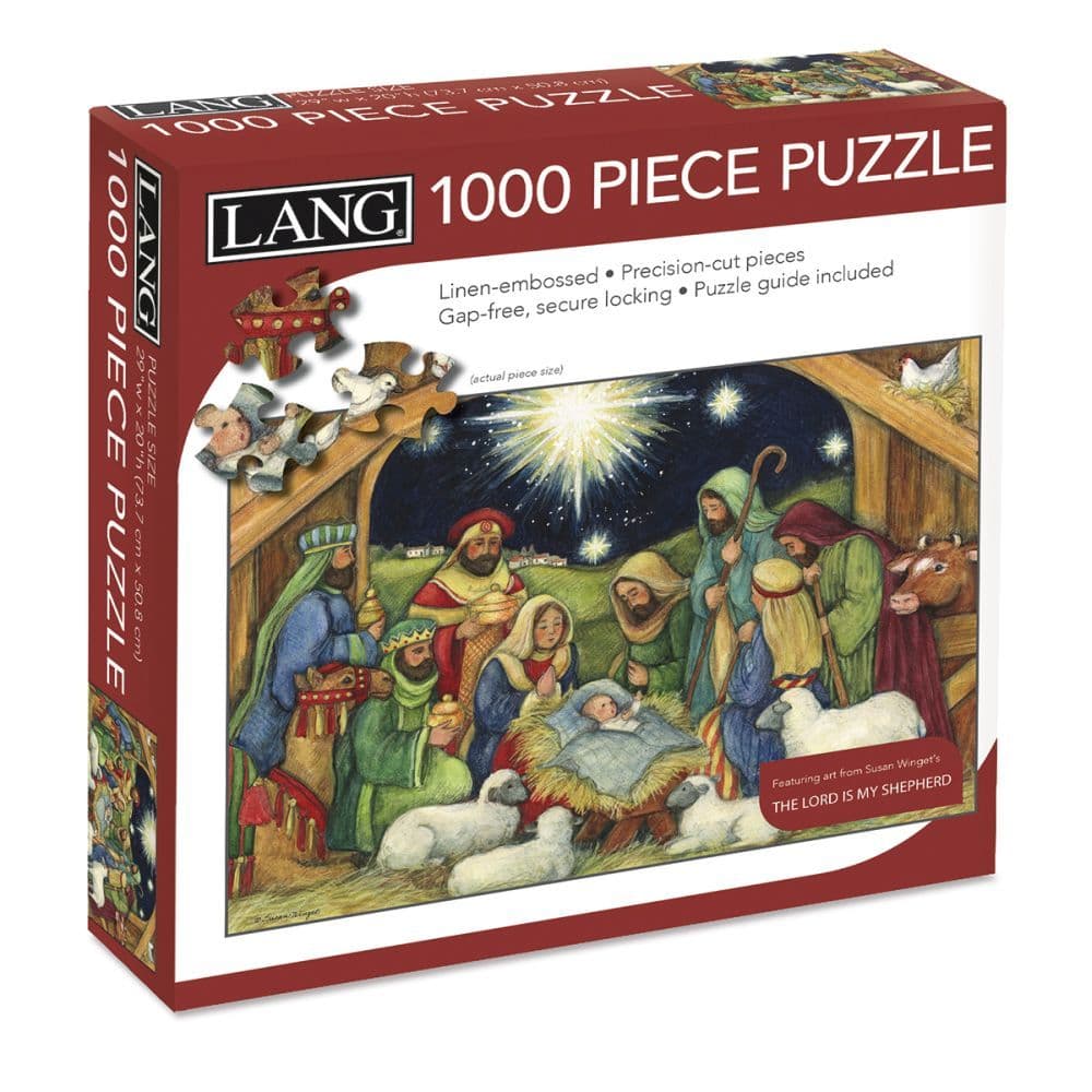 Nativity 1000 Piece Puzzle by Susan Winget Main Product  Image width=&quot;1000&quot; height=&quot;1000&quot;