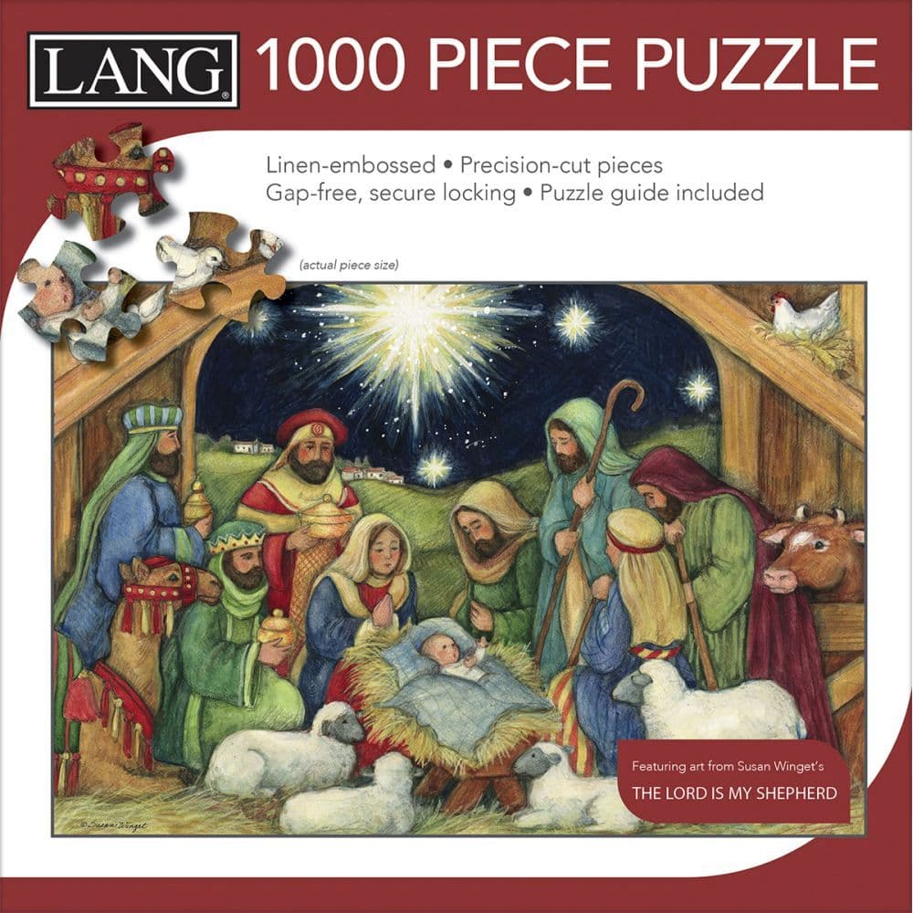 Nativity 1000 Piece Puzzle by Susan Winget 3rd Product Detail  Image width=&quot;1000&quot; height=&quot;1000&quot;