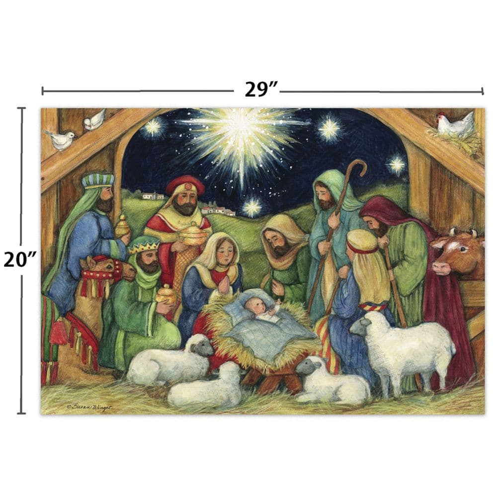 Nativity 1000 Piece Puzzle by Susan Winget 5th Product Detail  Image width=&quot;1000&quot; height=&quot;1000&quot;