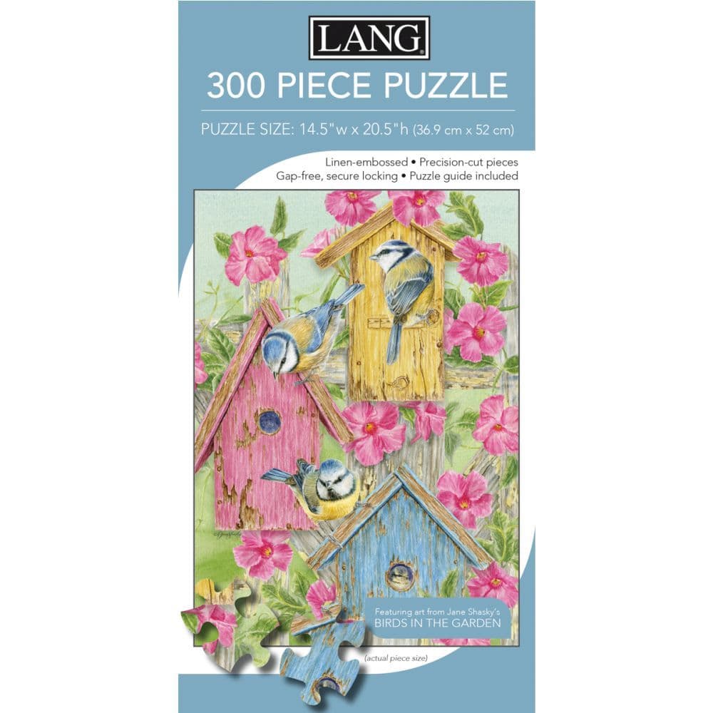 Birdhouse Gate 300 Piece Puzzle by Jane Shasky 3rd Product Detail  Image width=&quot;1000&quot; height=&quot;1000&quot;