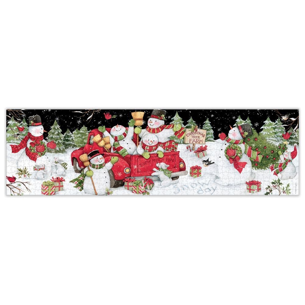Snow Day 750 Piece Puzzle Panoramic by Susan Winget 2nd Product Detail  Image width=&quot;1000&quot; height=&quot;1000&quot;