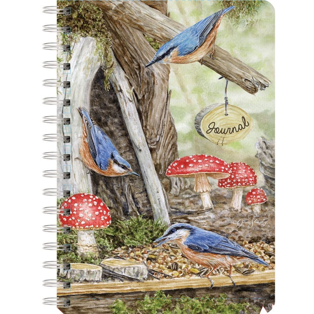 Fairy Garden Spiral Journal by Jane Shasky Main Product  Image width="1000" height="1000"