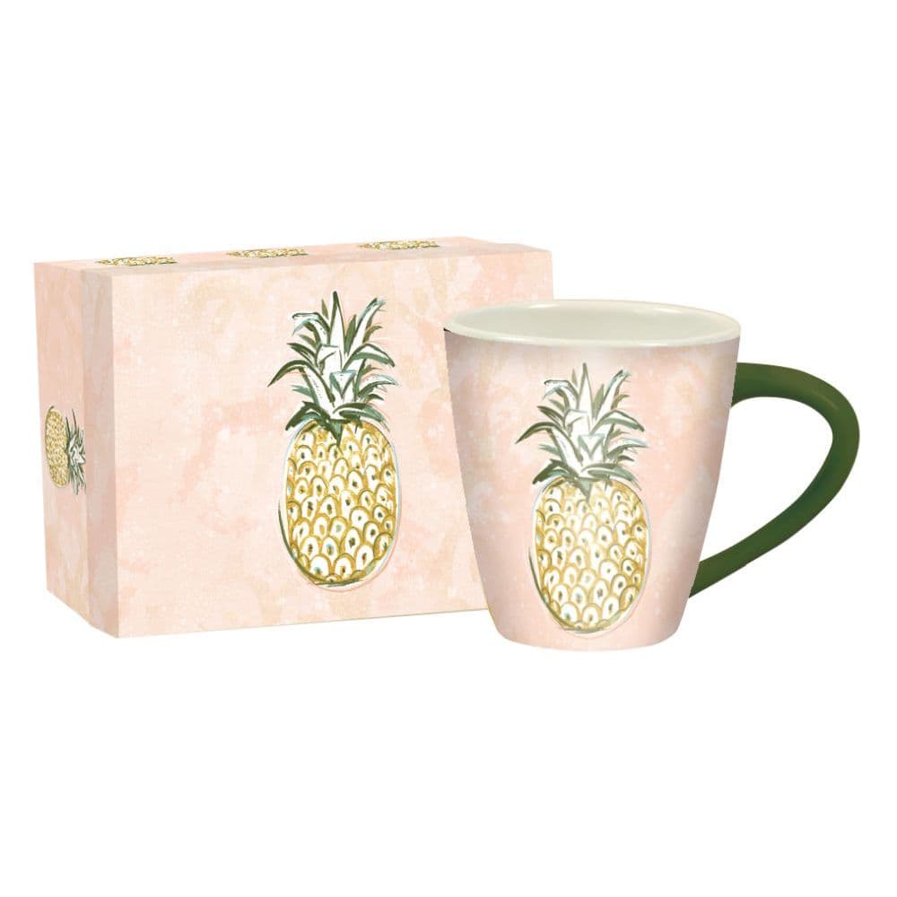 Pineapple Paradise 17 oz Cafe Mug by Chad Barrett Main Product  Image width="1000" height="1000"