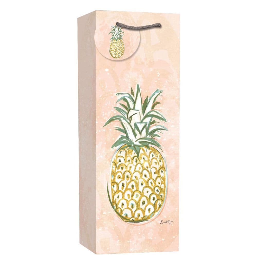 Impressions Pineapple Paradise Bottle Gift Bag by Chad Barrett 3rd Product Detail  Image width=&quot;1000&quot; height=&quot;1000&quot;
