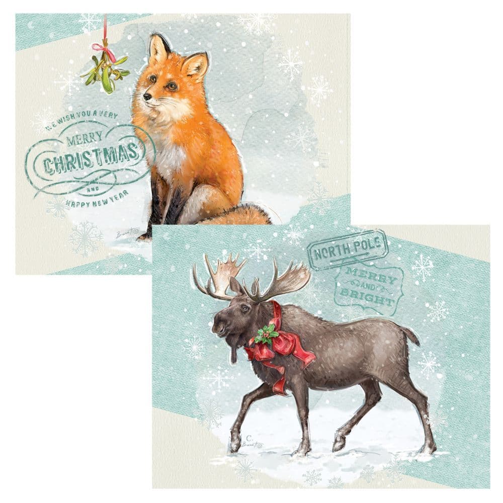 Woodland Holiday 5375 In X 6875 In Assorted Boxed Christmas Cards by Chad Barrett Main Product  Image width=&quot;1000&quot; height=&quot;1000&quot;