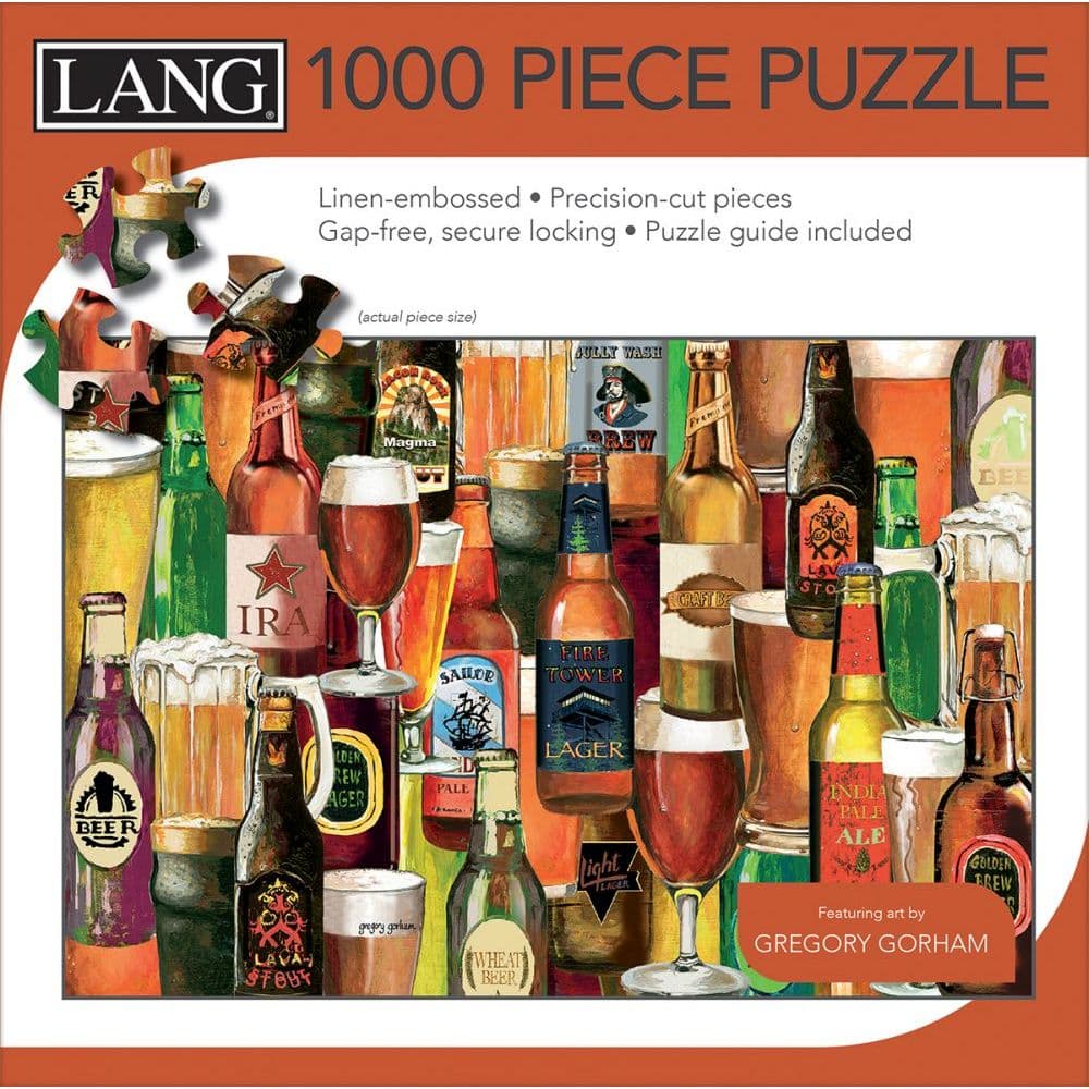Crafted Brews 1000 Piece Puzzle by Gregory Gorham 3rd Product Detail  Image width=&quot;1000&quot; height=&quot;1000&quot;